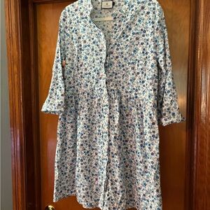 Blue Floral Dress